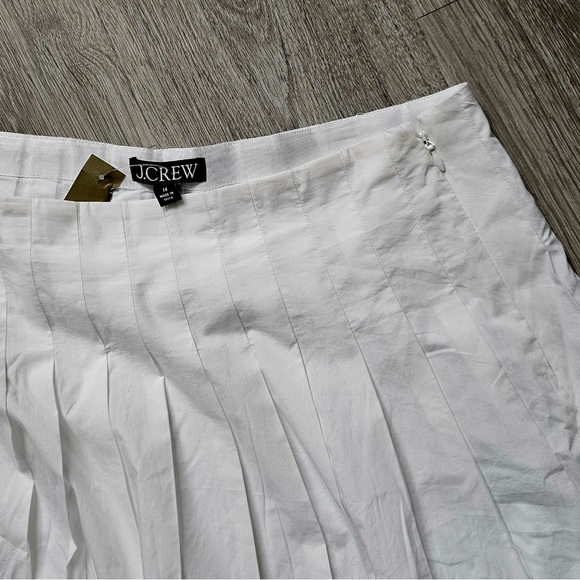NWT J. Crew White Midi Skirt Sz 16 - Picture 13 of 13